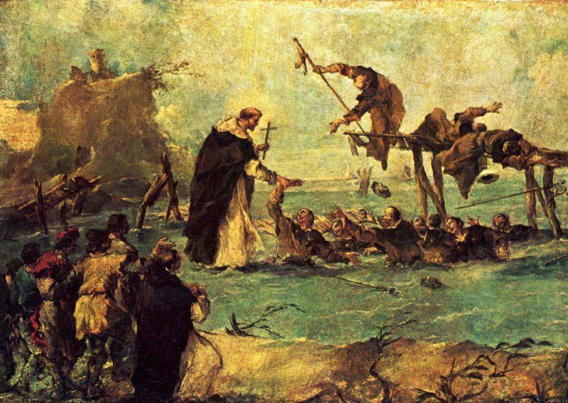 Francesco Guardi Miracle of a Dominicane Saint France oil painting art